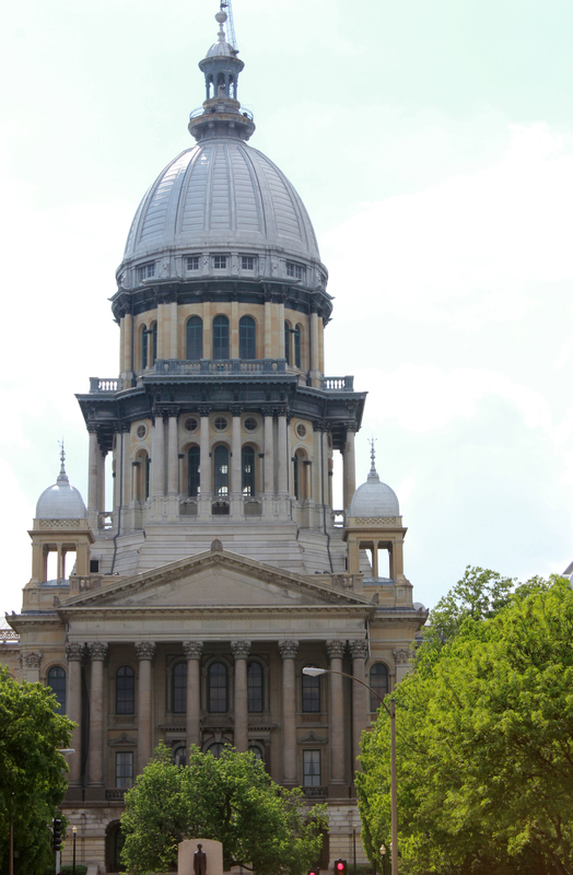 Illinois State Capitol representing government surveillance oversight